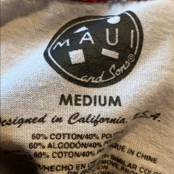 Maui and sons men’s draw draw strong hoodie - Picture 4 of 5